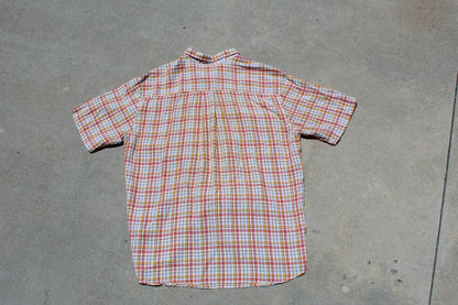 00s Quiksilver Checkered Baggy Overshirt (L) - Revival Surfwear