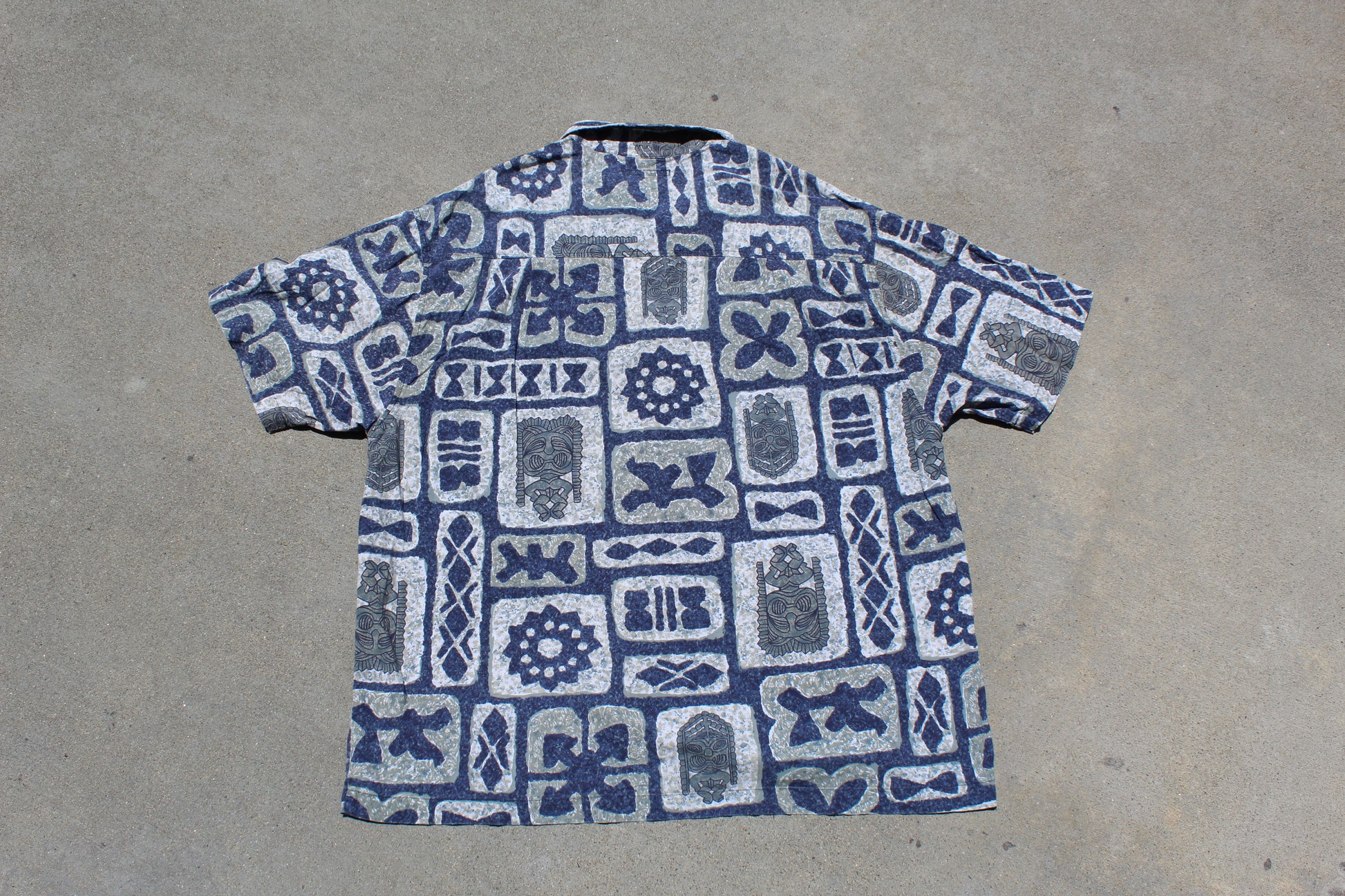 90s Rusty Baggy Tiki Button Up (L) - Revival Surfwear
